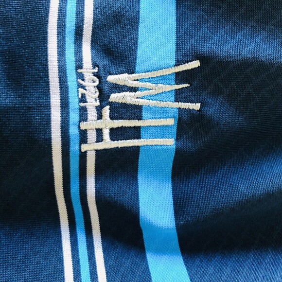 Under Armour Men Size Large Blue Gray Short Sleeve Polo Shirt Heat Gear Loose - Picture 7 of 8